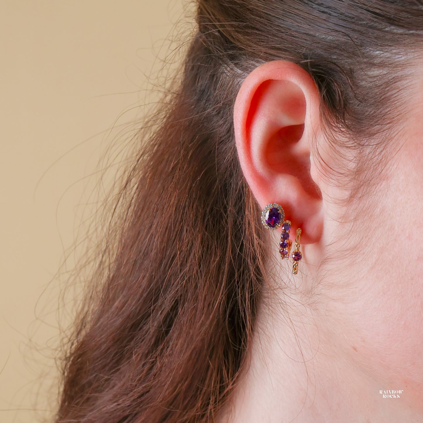 Odessa Amethyst Necklace 14K Gold Vermeil