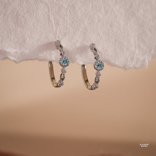Marina Natural Aquamarine Necklace - Rainbow Rocks Jewellery