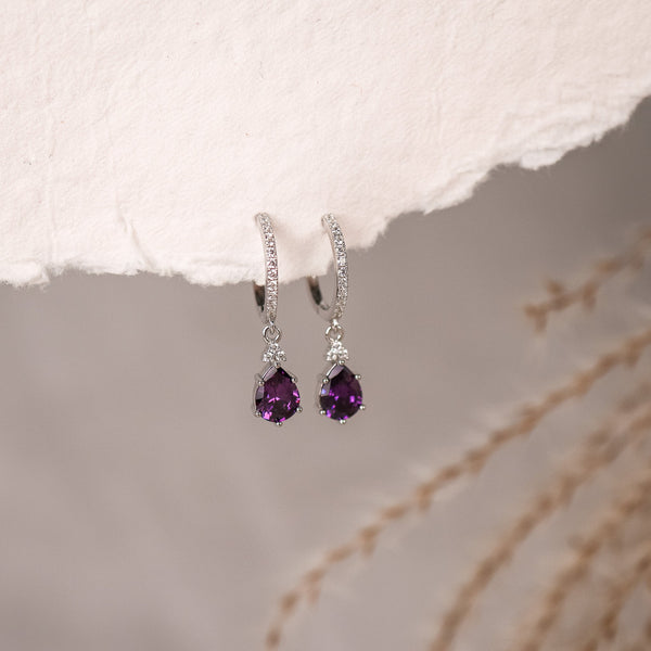 Layla Amethyst CZ Jewellery Set - Rainbow Rocks Jewellery
