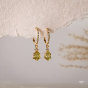Layla Peridot CZ Jewellery Set - Rainbow Rocks Jewellery
