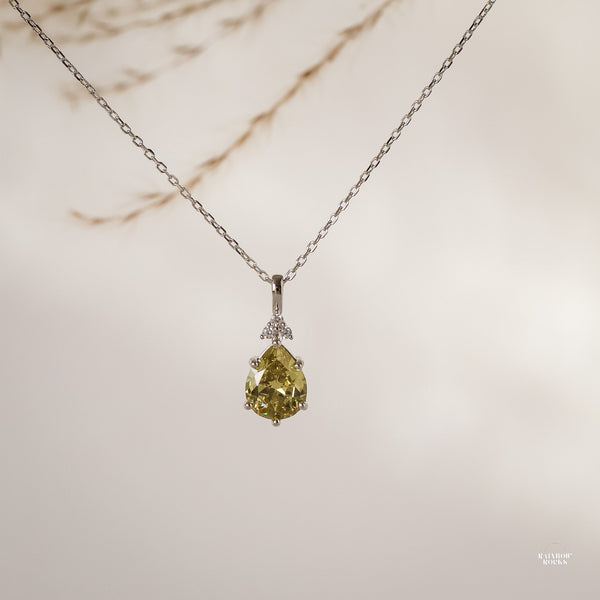 Layla Peridot CZ Jewellery Set - Rainbow Rocks Jewellery