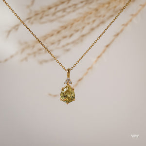 Layla Peridot Necklace - Rainbow Rocks Jewellery