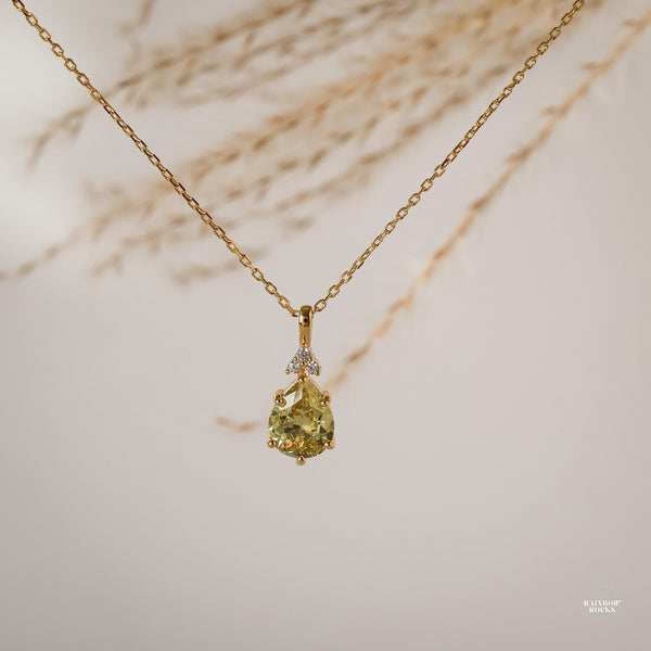 Layla Peridot CZ Jewellery Set - Rainbow Rocks Jewellery