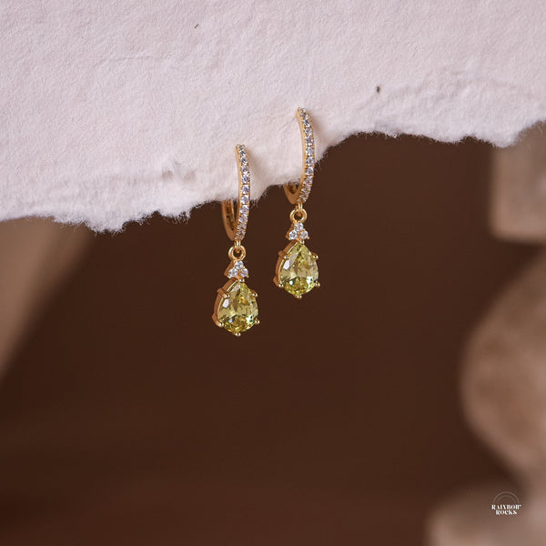 Layla Peridot CZ Jewellery Set - Rainbow Rocks Jewellery