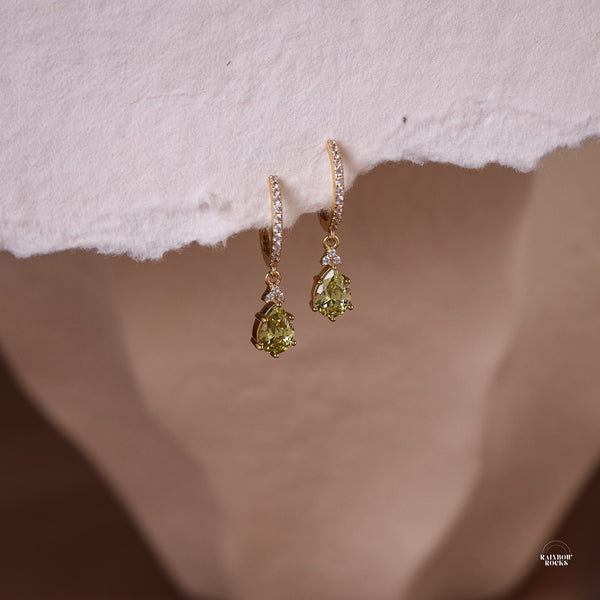 Layla Peridot CZ Jewellery Set - Rainbow Rocks Jewellery