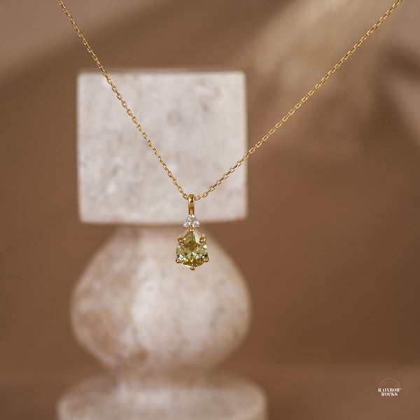 Layla Peridot CZ Jewellery Set - Rainbow Rocks Jewellery