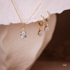 Layla Diamond CZ Jewellery Set - Rainbow Rocks Jewellery