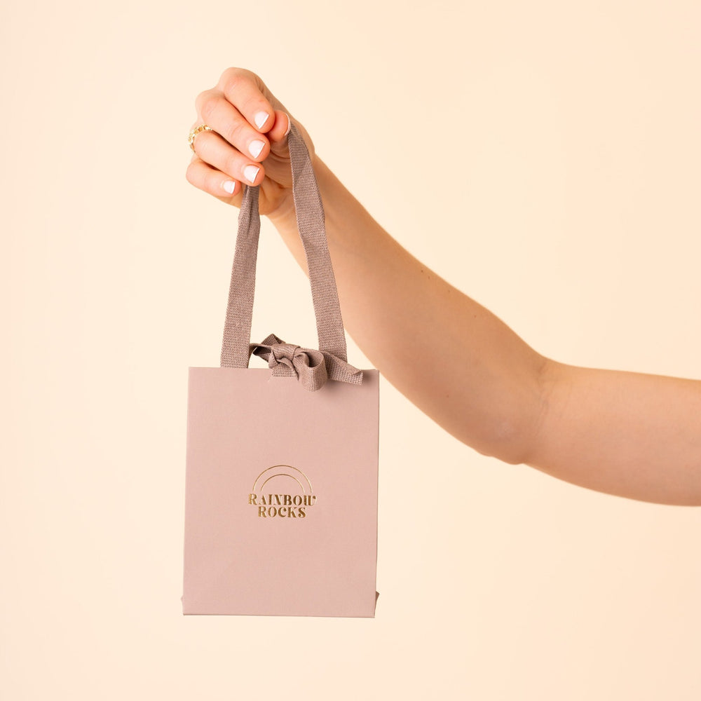 Luxury Gift Bag Blush Pink - Rainbow Rocks Jewellery