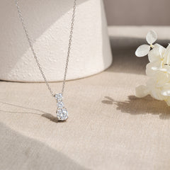 Moissanite Multi - Stones Necklace - Rainbow Rocks Jewellery