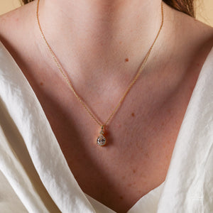 Layla Diamond Cz Necklace - Rainbow Rocks Jewellery