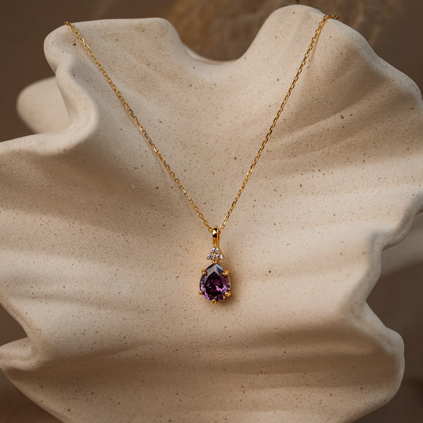 Layla Amethyst CZ Jewellery Set - Rainbow Rocks Jewellery