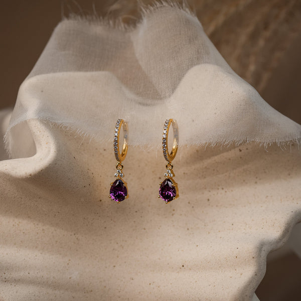 Layla Amethyst CZ Jewellery Set - Rainbow Rocks Jewellery
