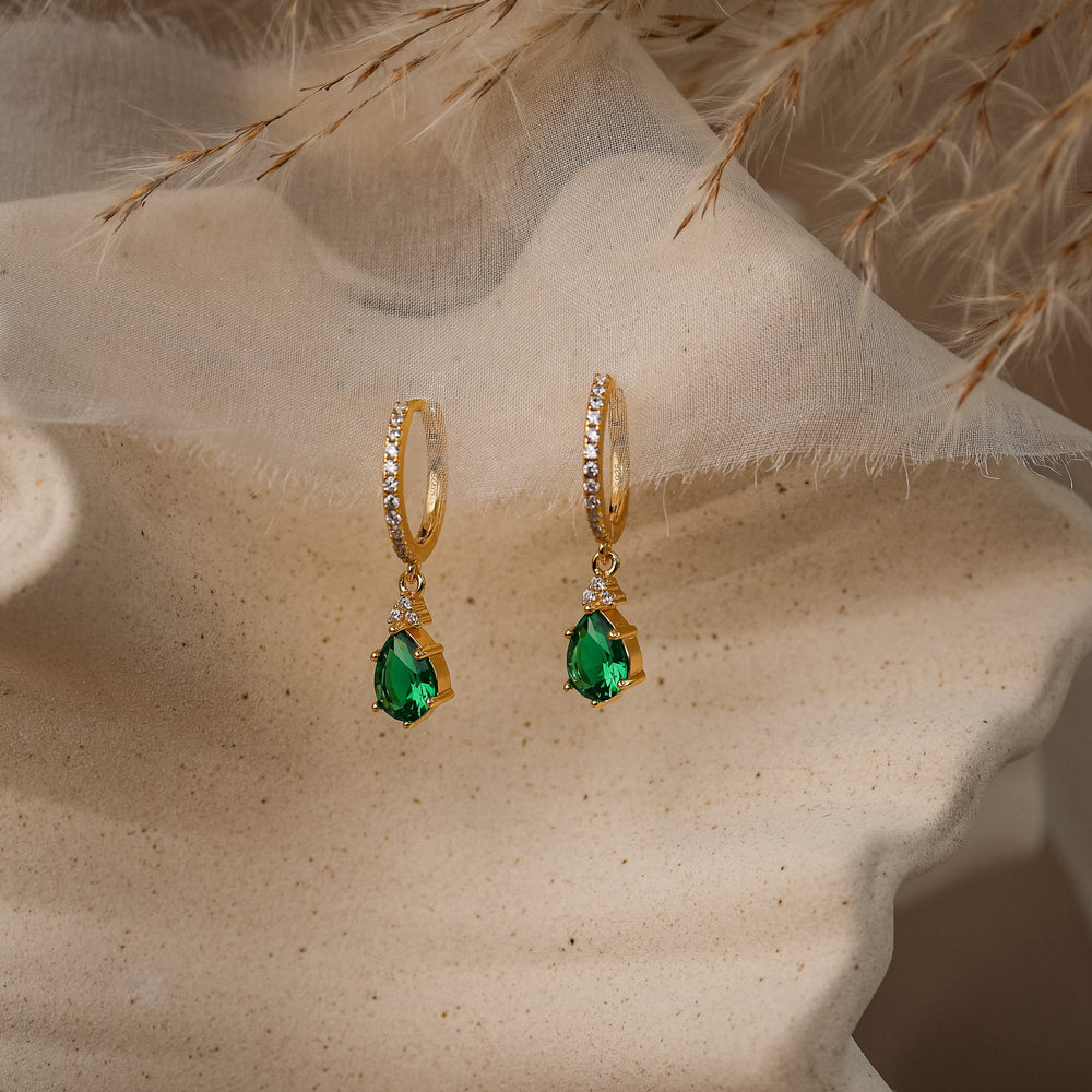 Layla Emerald CZ Jewellery Set - Rainbow Rocks Jewellery
