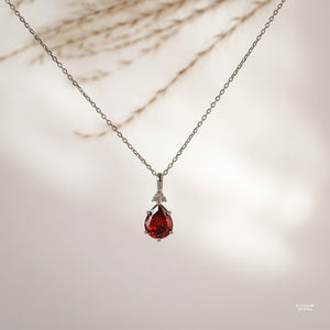 Layla Garnet CZ Jewellery Set - Rainbow Rocks Jewellery