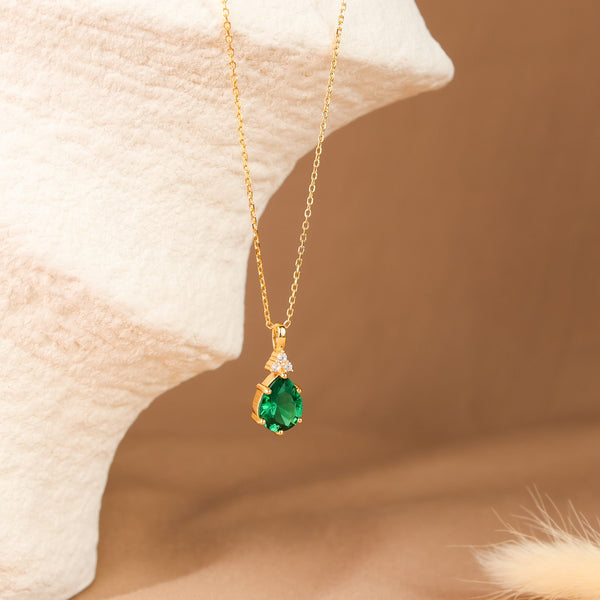 Layla Emerald CZ Jewellery Set - Rainbow Rocks Jewellery