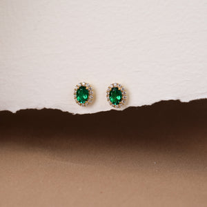 Odessa Emerald Necklace Gold/Silver - Rainbow Rocks Jewellery