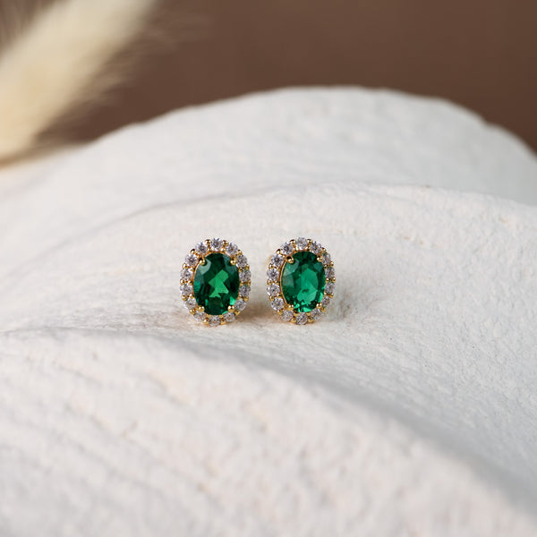 Odessa Emerald Necklace Gold/Silver - Rainbow Rocks Jewellery