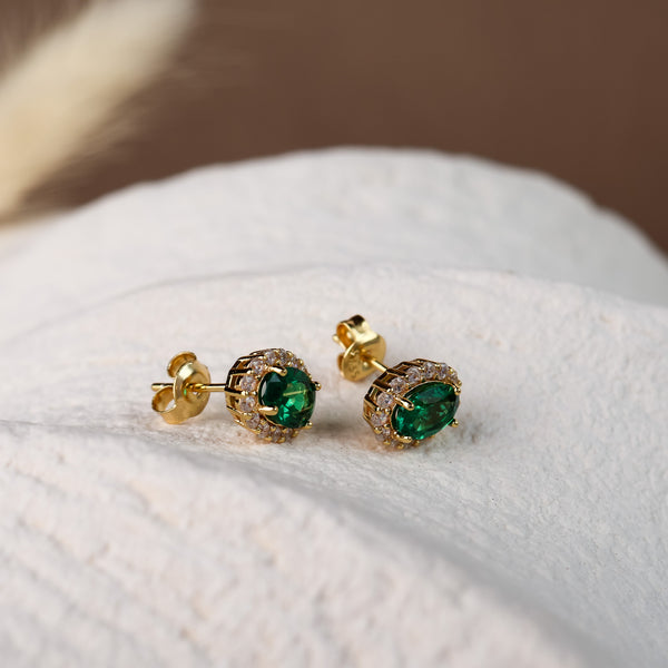 Odessa Emerald Necklace Gold/Silver - Rainbow Rocks Jewellery