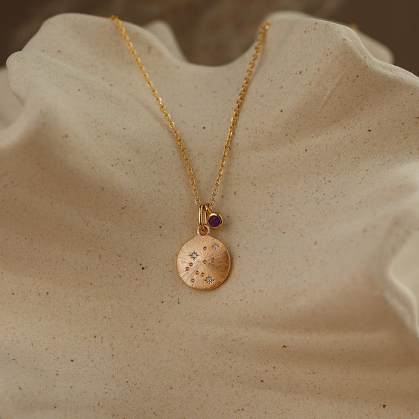 Zodiac Constellation Necklace - Rainbow Rocks Jewellery