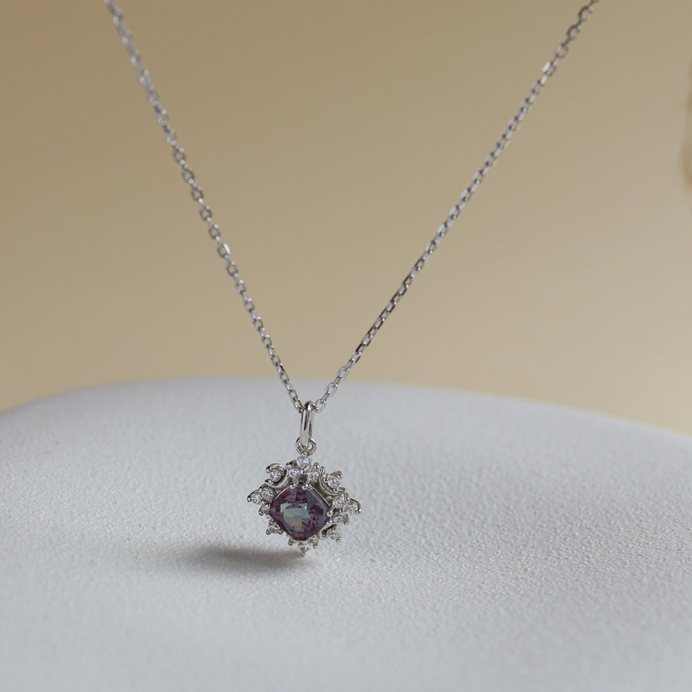Iris Lab Alexandrite Necklace - Rainbow Rocks Jewellery