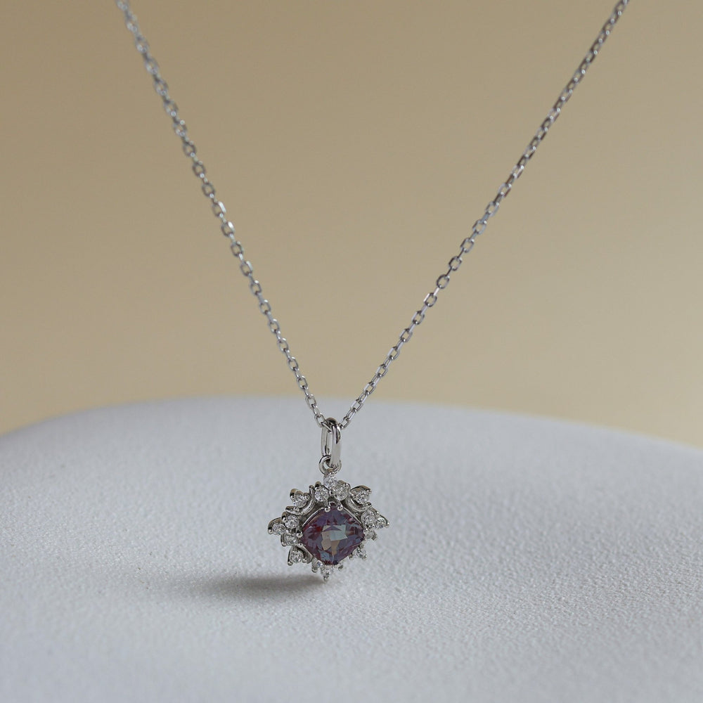 Iris Lab Alexandrite Necklace - Rainbow Rocks Jewellery