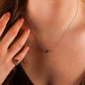 Celeste Lab Alexandrite Necklace