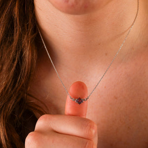 Celeste Lab Alexandrite Necklace