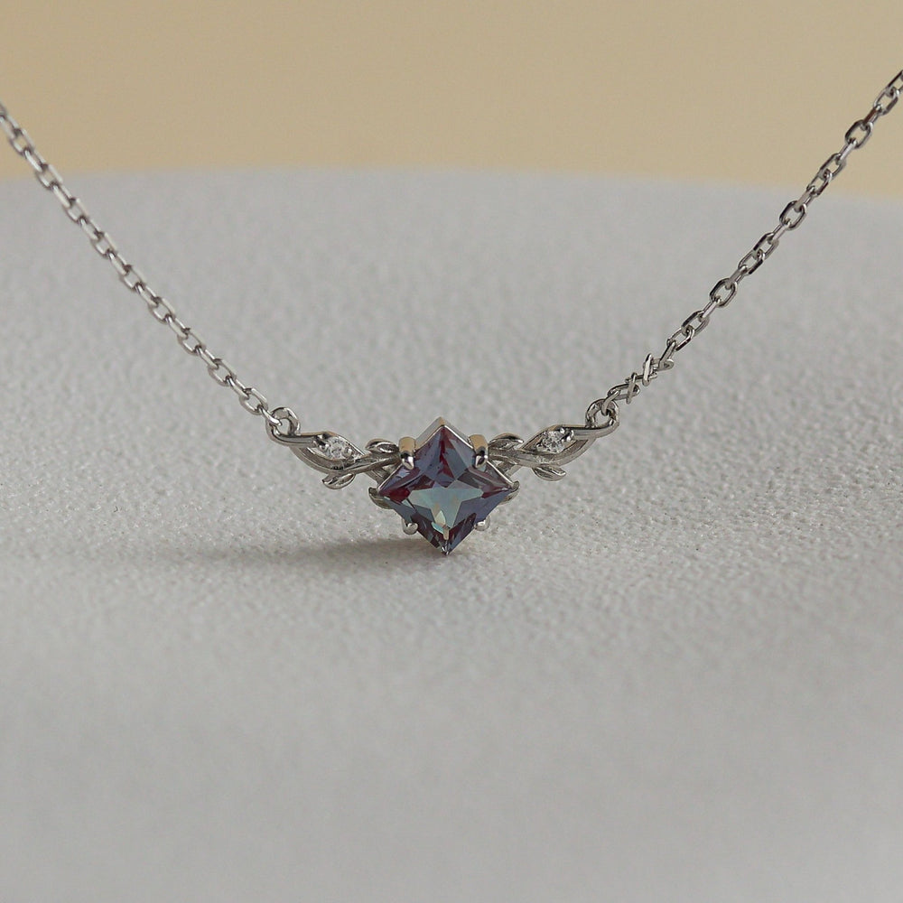 Celeste Lab Alexandrite Necklace - Rainbow Rocks Jewellery