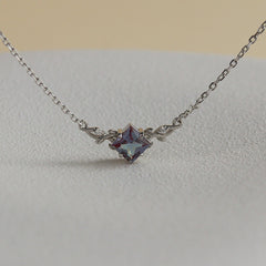 Celeste Lab Alexandrite Necklace