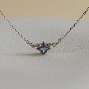 Celeste Lab Alexandrite Necklace