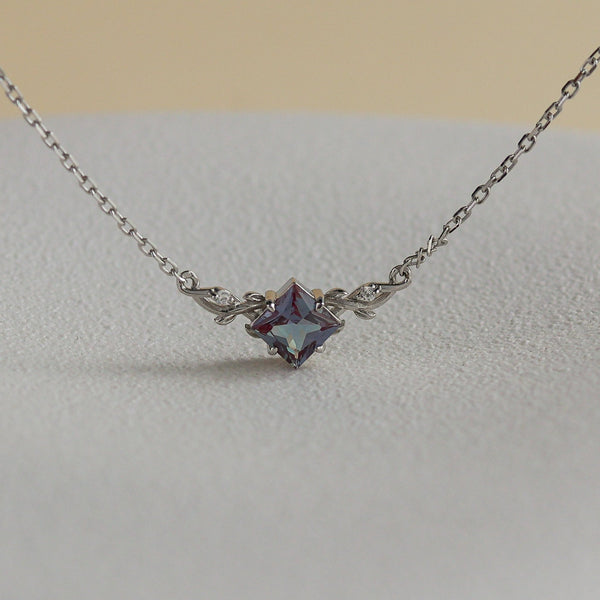 Celeste Lab Alexandrite Necklace
