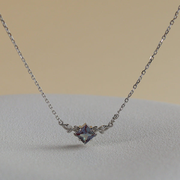 Celeste Lab Alexandrite Necklace