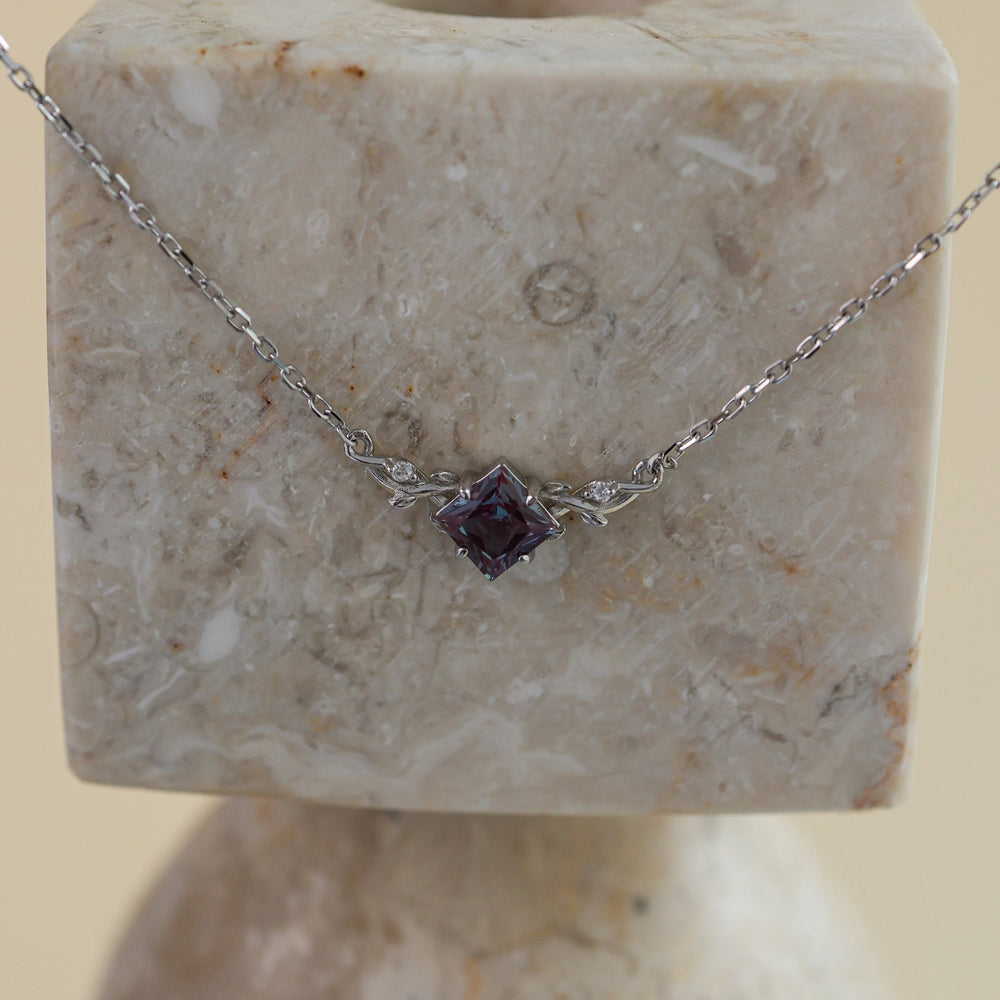 Celeste Lab Alexandrite Necklace - Rainbow Rocks Jewellery