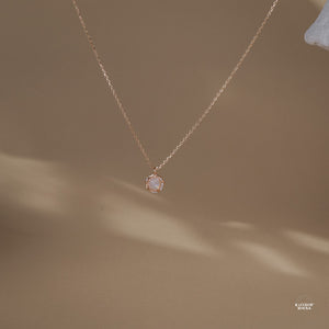 Marina Natural Moonstone Necklace - Rainbow Rocks Jewellery