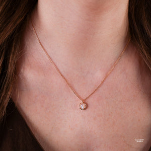 Marina Natural Moonstone Necklace - Rainbow Rocks Jewellery