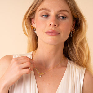 Vine Natural Aquamarine Necklace - Rainbow Rocks Jewellery