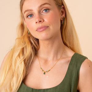 Vine Lab Emerald Necklace - Rainbow Rocks Jewellery
