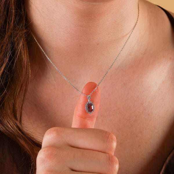 Aurora Lab Alexandrite Necklace