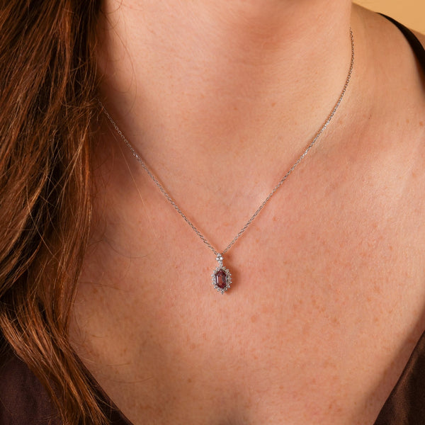 Aurora Lab Alexandrite Necklace
