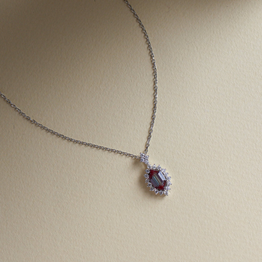 Aurora Lab Alexandrite Necklace - Rainbow Rocks Jewellery