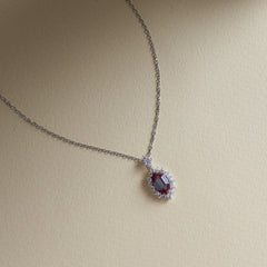 Aurora Lab Alexandrite Necklace