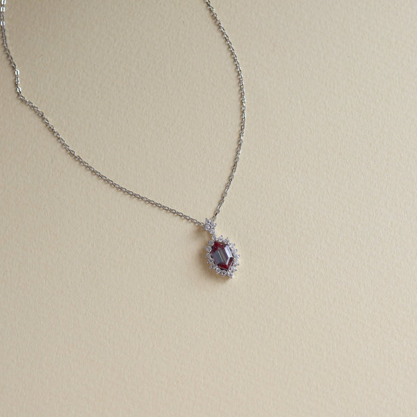 Aurora Lab Alexandrite Necklace