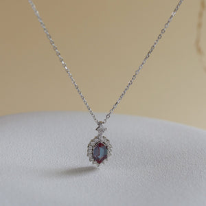 Aurora Lab Alexandrite Necklace