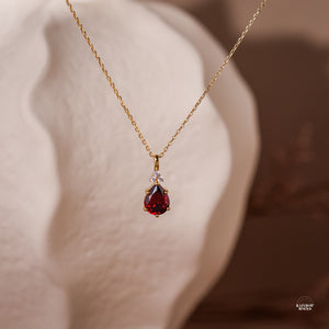 Layla Garnet CZ Jewellery Set - Rainbow Rocks Jewellery