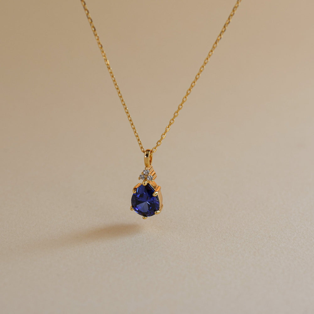 Layla Lab Blue Sapphire Jewellery Set - Rainbow Rocks Jewellery