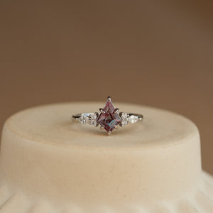 Aurelia Alexandrite Ring Set Sterling Silver - Rainbow Rocks Jewellery