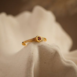 Starlight Birthstone Star Ring - Rainbow Rocks Jewellery