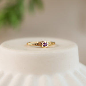 Starlight Birthstone Star Ring - Rainbow Rocks Jewellery