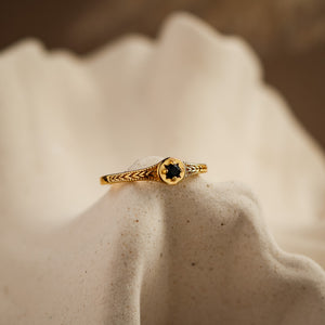 Starlight Birthstone Star Ring - Rainbow Rocks Jewellery