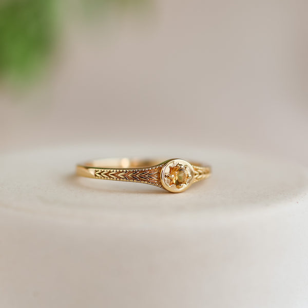 Starlight Birthstone Star Ring - Rainbow Rocks Jewellery